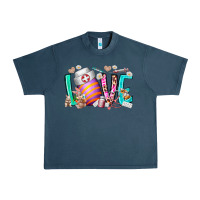 Midnight Navy love easter day nurse Urban Heavy Tee - RacoonDesign