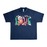 Navy love easter day nurse Urban Heavy Tee - RacoonDesign