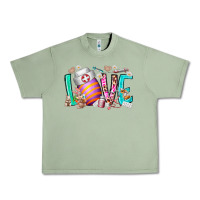 Oil Green love easter day nurse Urban Heavy Tee - RacoonDesign
