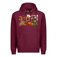 Burgundy Fall LPN Licensed Practical Nurse Premium Hoodie - LillyAllenDesigns