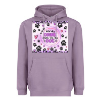 Lavender hold my drink i gotta pet this dog Heavyweight Hoodie - MaliasSmallBusiness