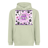 Matcha hold my drink i gotta pet this dog Heavyweight Hoodie - MaliasSmallBusiness