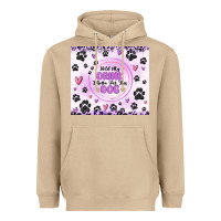 Mushroom hold my drink i gotta pet this dog Heavyweight Hoodie - MaliasSmallBusiness