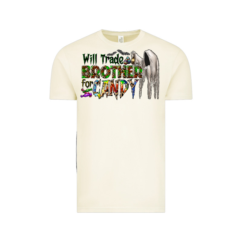 Will Trade Brother For Candy Vintage Tee by CowhideDigitalArt | Teevron