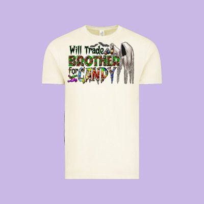 Will Trade Brother For Candy Vintage Tee Designed By Cowhidedigitalart