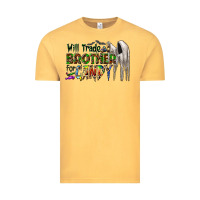 Vintage Mustard will trade brother for candy Vintage Tee - CowhideDigitalArt