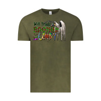 Vintage Olive will trade brother for candy Vintage Tee - CowhideDigitalArt