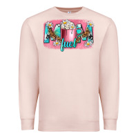 Pale Pink mom fuel Premium Sweatshirt - NancyCooperArtShop