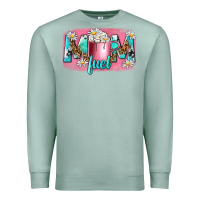 Seafoam mom fuel Premium Sweatshirt - NancyCooperArtShop