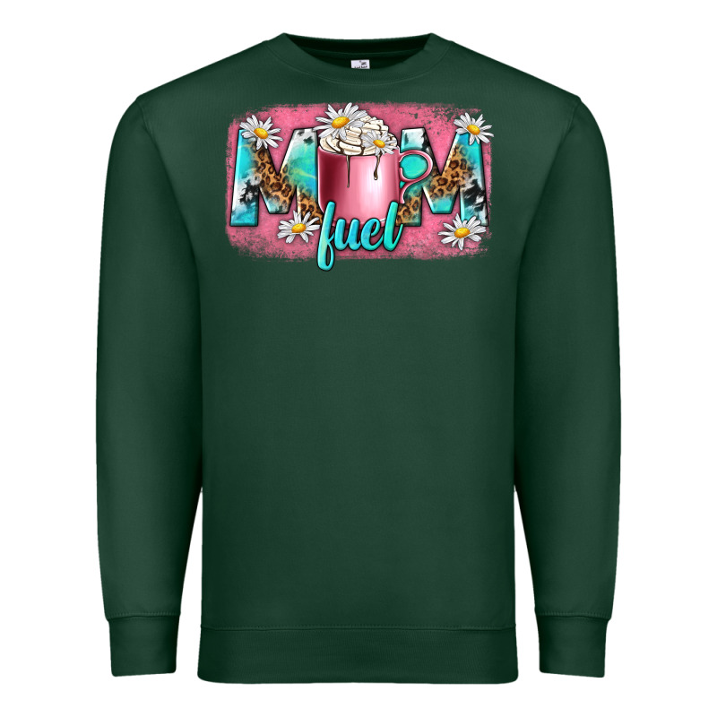 Mom Fuel Premium Sweatshirt by NancyCooperArtShop | Teevron