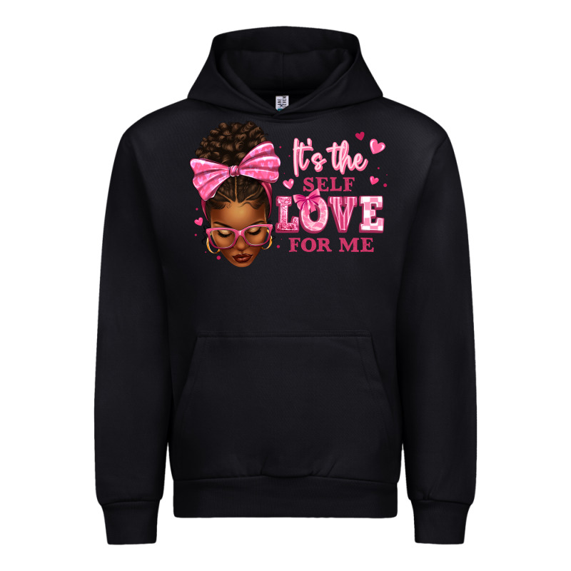 It's The Self Love For Me Afro Woman Urban Hoodie by texasbilliewilder | Teevron
