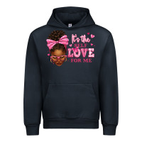 Navy it's the self love for me afro woman Urban Hoodie - texasbilliewilder