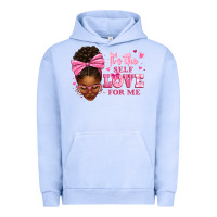 Pigment Grape Ice it's the self love for me afro woman Urban Hoodie - texasbilliewilder