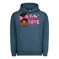Pigment Midnight Navy it's the self love for me afro woman Urban Hoodie - texasbilliewilder