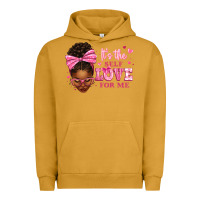 Pigment Peanut Butter it's the self love for me afro woman Urban Hoodie - texasbilliewilder