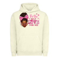 Pigment Pistachio it's the self love for me afro woman Urban Hoodie - texasbilliewilder