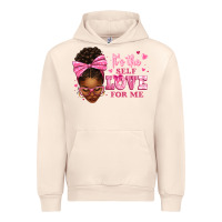 Sandshell it's the self love for me afro woman Urban Hoodie - texasbilliewilder