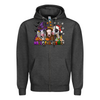 Charcoal Heather hallothanksmas heifers Zipper Hoodie - Jasminsmagicworld