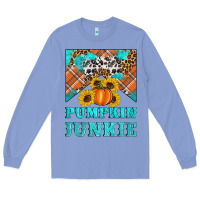 Colony Blue pumpkin junkie Long Sleeve Tee - Artiststas