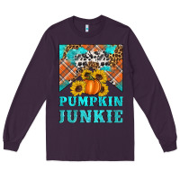 Plum pumpkin junkie Long Sleeve Tee - Artiststas