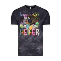 Cloud Black happy easter heifer Vintage Tee - Neo Western