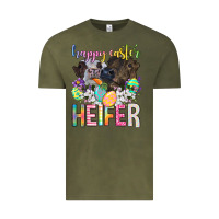 Vintage Olive happy easter heifer Vintage Tee - Neo Western
