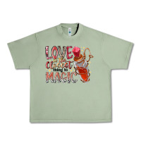 Oil Green love is the closet thing to magic Urban Heavy Tee - RacoonDesign