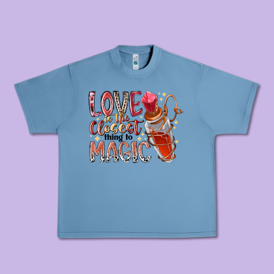 Love Is The Closet Thing To Magic Urban Heavy Tee Designed By Racoondesign