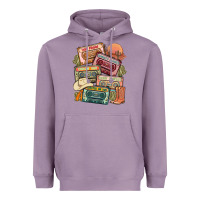 Lavender country cassette tapes Heavyweight Hoodie - MaliasSmallBusiness