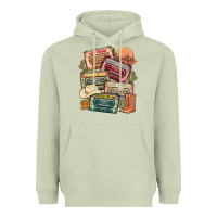 Matcha country cassette tapes Heavyweight Hoodie - MaliasSmallBusiness