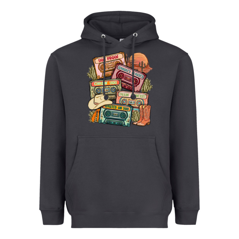 Country Cassette Tapes Heavyweight Hoodie by MaliasSmallBusiness | Teevron
