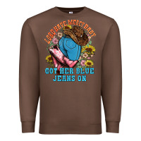 Chestnut lord have mercy baby got her blue jeans on Premium Sweatshirt - NancyCooperArtShop