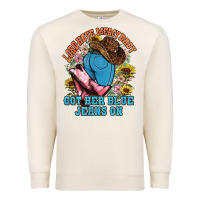 Sandshell lord have mercy baby got her blue jeans on Premium Sweatshirt - NancyCooperArtShop