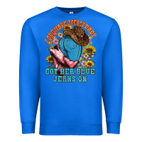 True Royal lord have mercy baby got her blue jeans on Premium Sweatshirt - NancyCooperArtShop