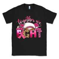 Black breast cancer together we fight with baseball Classic Tee - Artiststas