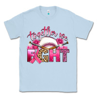 Dusty Blue breast cancer together we fight with baseball Classic Tee - Artiststas