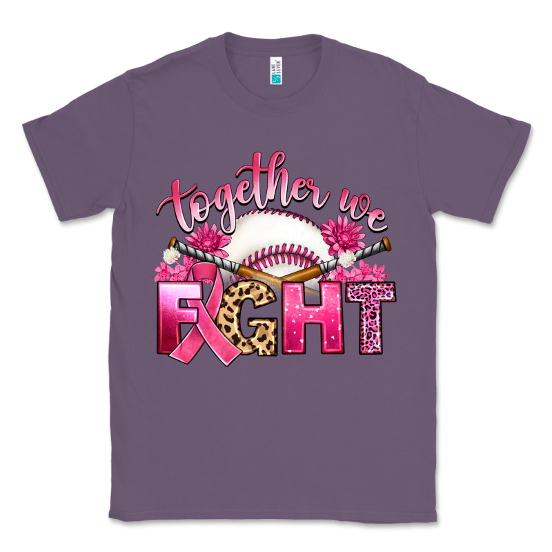 Breast Cancer Together We Fight With Baseball Classic Tee by Artiststas | Teevron