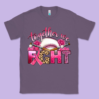 Breast Cancer Together We Fight With Baseball Classic Tee Designed By Artiststas