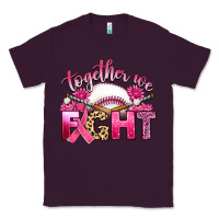 Plum breast cancer together we fight with baseball Classic Tee - Artiststas