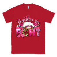 Red breast cancer together we fight with baseball Classic Tee - Artiststas