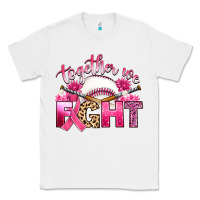White breast cancer together we fight with baseball Classic Tee - Artiststas