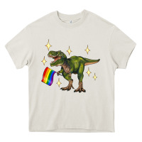 Cream lgbtq+  t rex Heavy Core Tee - Artiststas