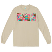 Mushroom teacher floral pencil libbey glass Long Sleeve Tee - BundleAndBundleShop