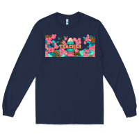 Teacher Floral Pencil Libbey Glass Long Sleeve Tee | Teevron