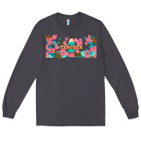 Smoke teacher floral pencil libbey glass Long Sleeve Tee - BundleAndBundleShop