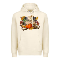 Tofu Fall Barn Owl Premium Hoodie - LillyAllenDesigns