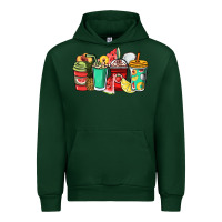 Foreset Green Fruits coffee cups Urban Hoodie - NancyCooperArtShop