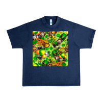 Navy St. Patrick's Donkey With Shamrock Seamless Urban Heavy Tee - FaDigitalArtStudio