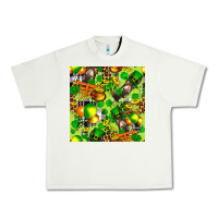 Pistachio St. Patrick's Donkey With Shamrock Seamless Urban Heavy Tee - FaDigitalArtStudio