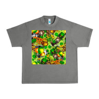 Tornado St. Patrick's Donkey With Shamrock Seamless Urban Heavy Tee - FaDigitalArtStudio